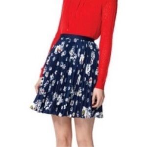 Jason Wu for Target women’s pleated florall skirt blue/white NWT
